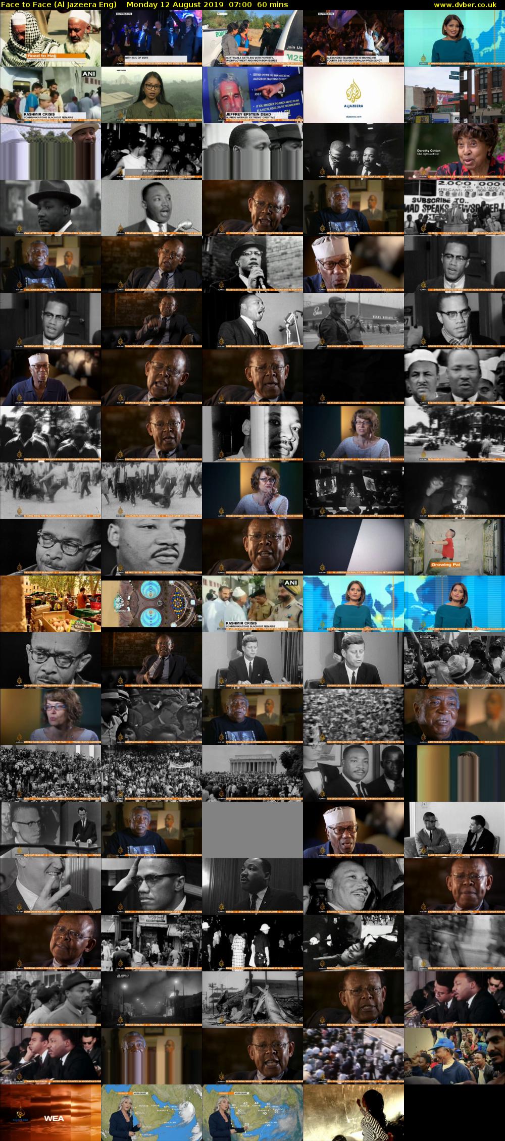 Face to Face (Al Jazeera Eng) Monday 12 August 2019 07:00 - 08:00