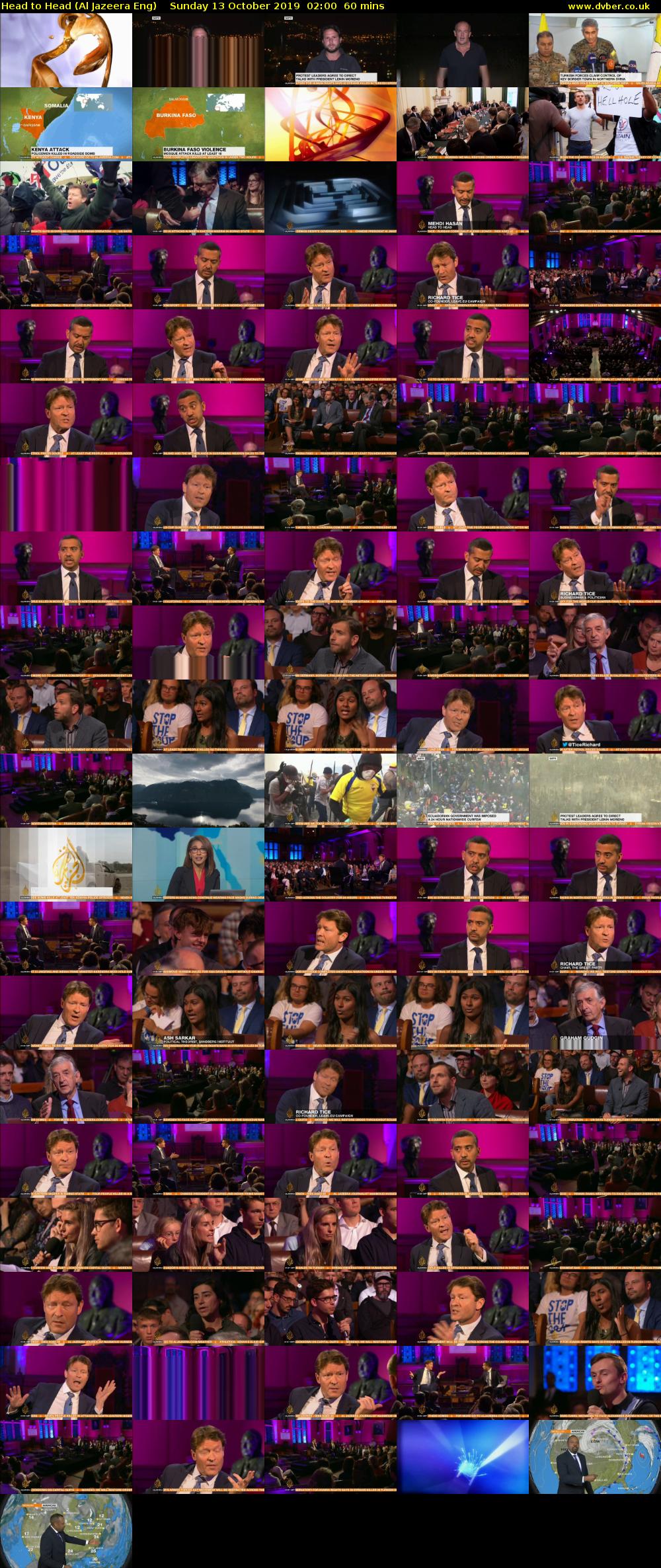 Head to Head (Al Jazeera Eng) Sunday 13 October 2019 02:00 - 03:00