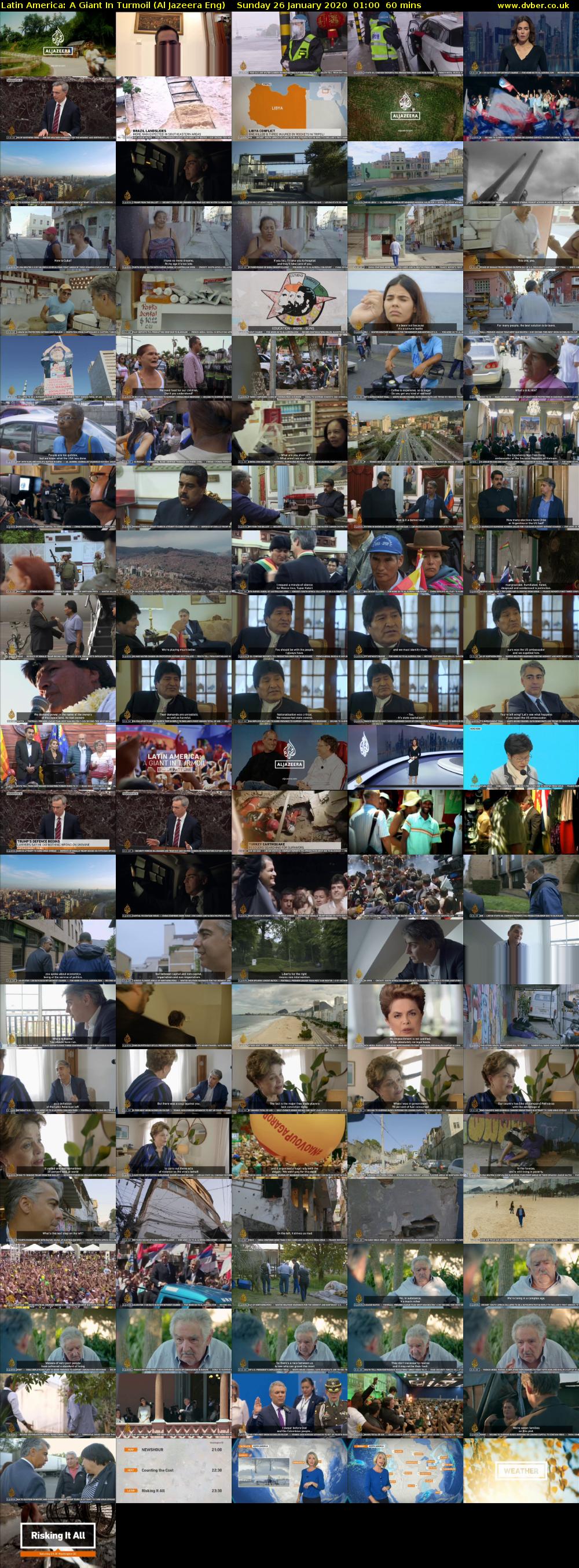 Latin America: A Giant In Turmoil (Al Jazeera Eng) Sunday 26 January 2020 01:00 - 02:00
