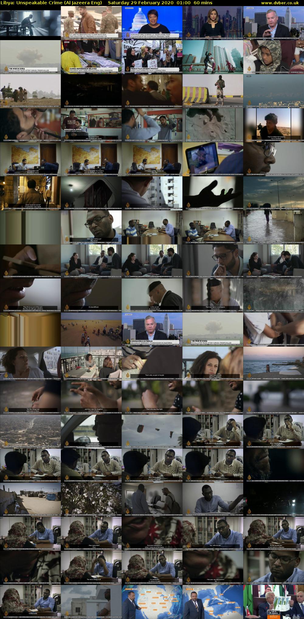 Libya: Unspeakable Crime (Al Jazeera Eng) Saturday 29 February 2020 01:00 - 02:00