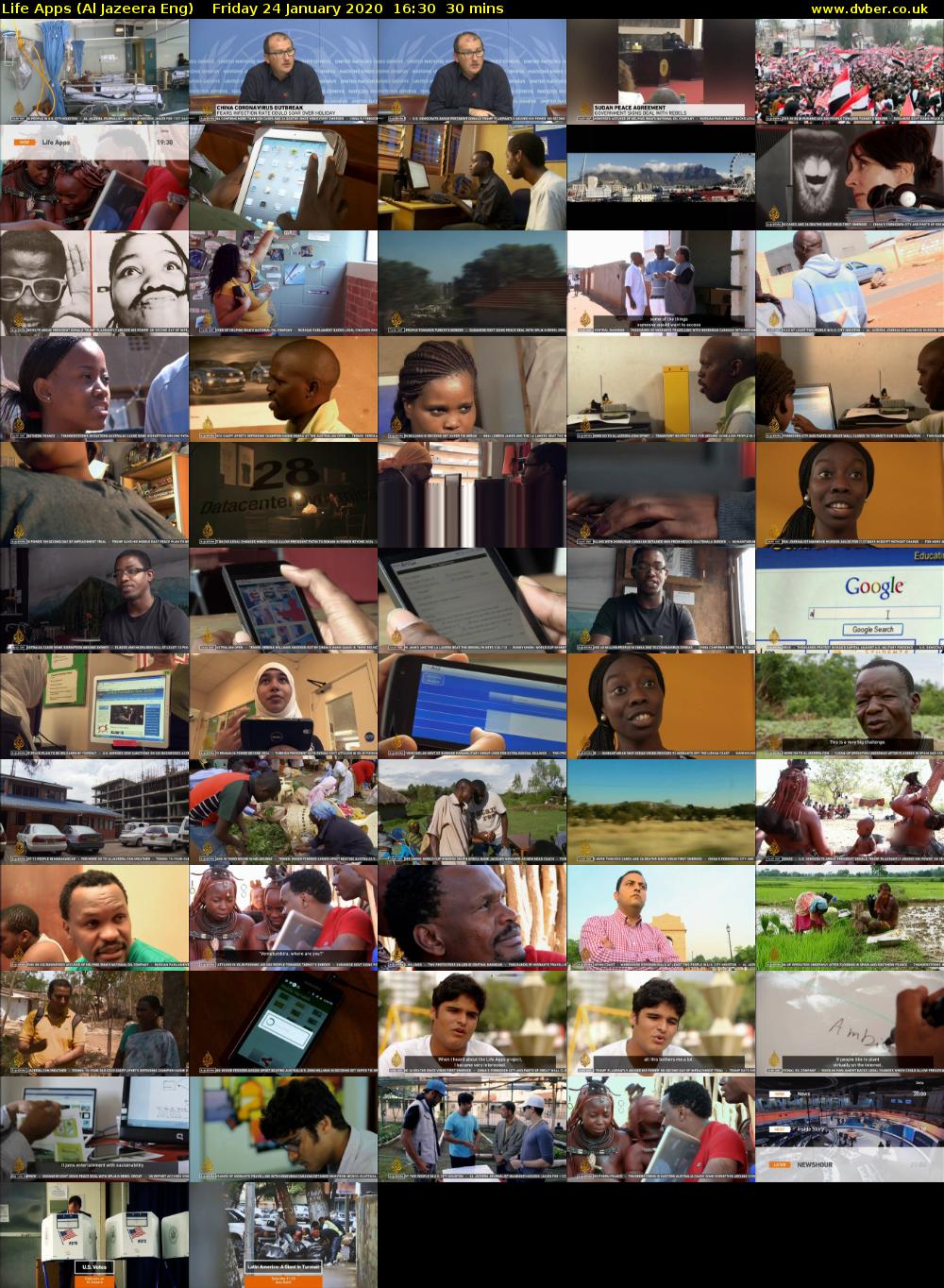 Life Apps (Al Jazeera Eng) Friday 24 January 2020 16:30 - 17:00