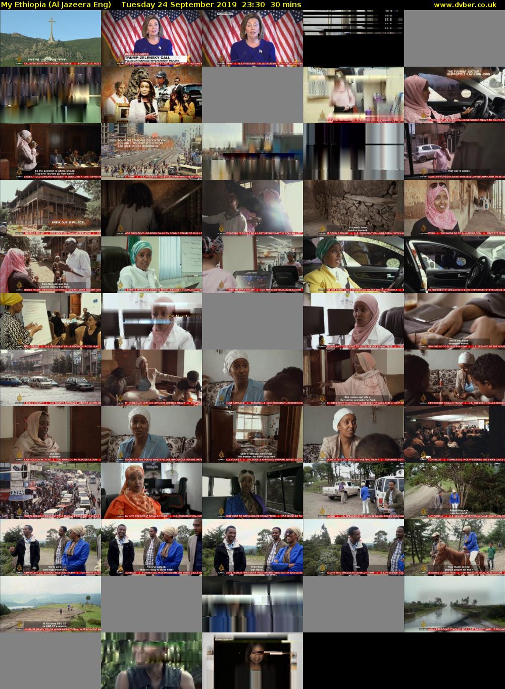 My Ethiopia (Al Jazeera Eng) Tuesday 24 September 2019 23:30 - 00:00