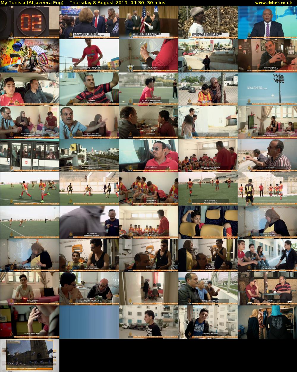 My Tunisia (Al Jazeera Eng) Thursday 8 August 2019 04:30 - 05:00