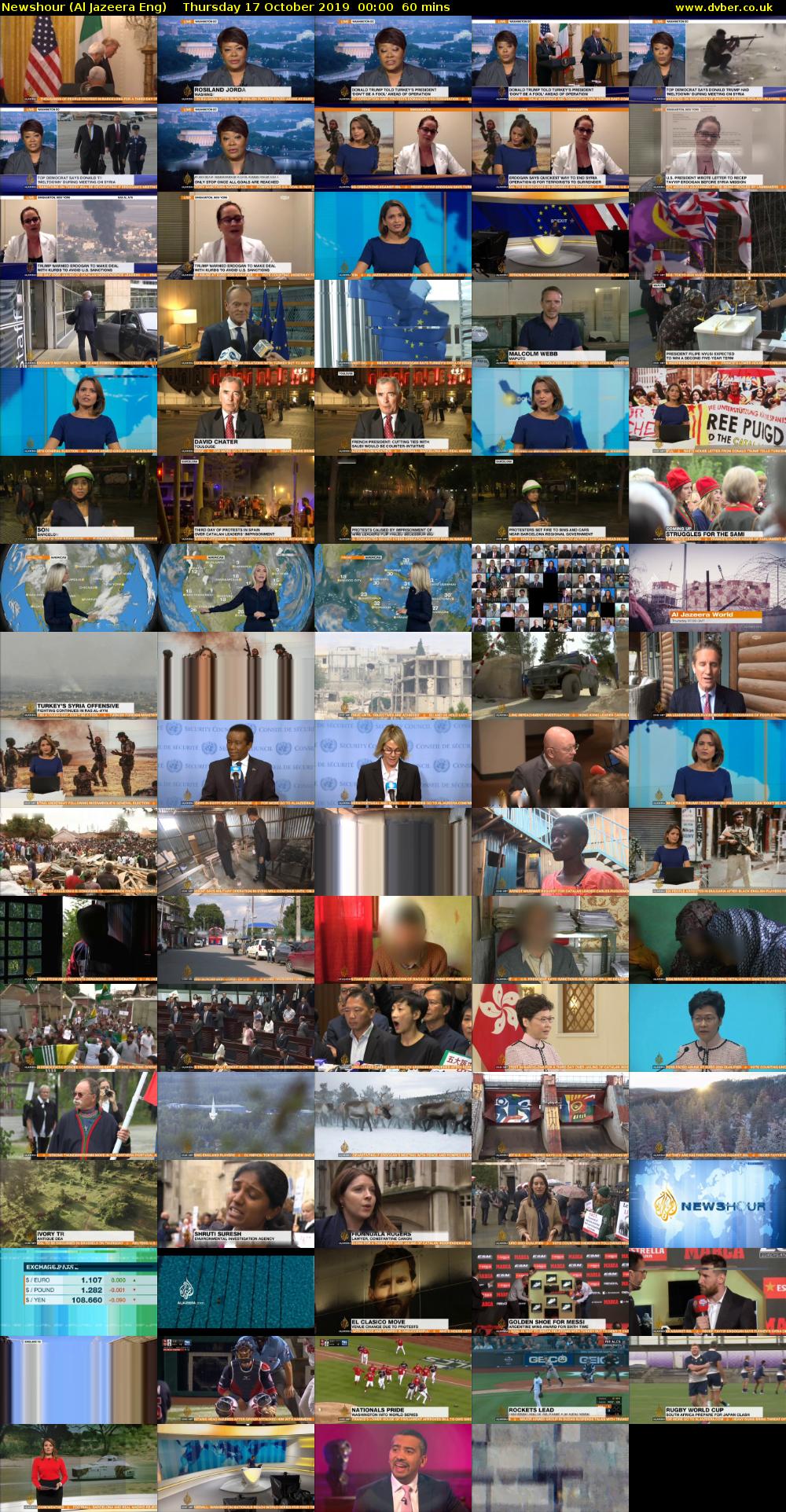 Newshour (Al Jazeera Eng) Thursday 17 October 2019 00:00 - 01:00