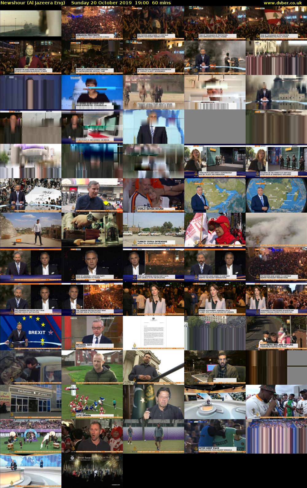 Newshour (Al Jazeera Eng) Sunday 20 October 2019 19:00 - 20:00