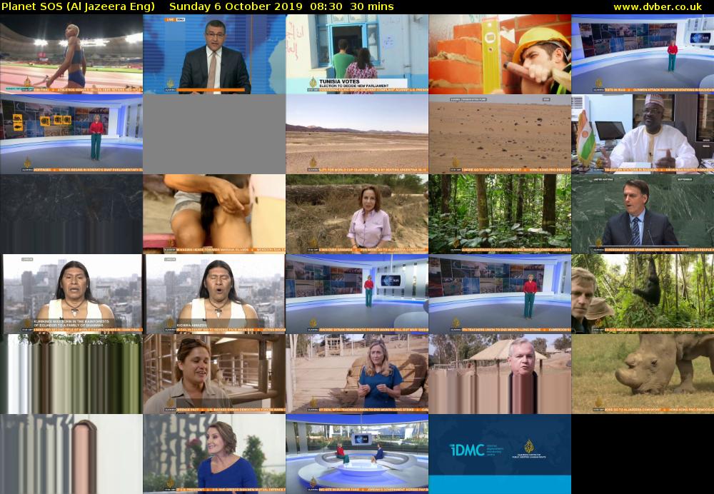 Planet SOS (Al Jazeera Eng) Sunday 6 October 2019 08:30 - 09:00