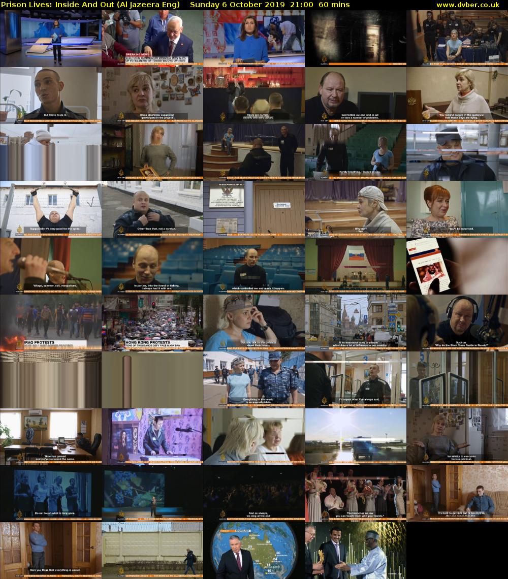 Prison Lives: Inside And Out (Al Jazeera Eng) Sunday 6 October 2019 21:00 - 22:00