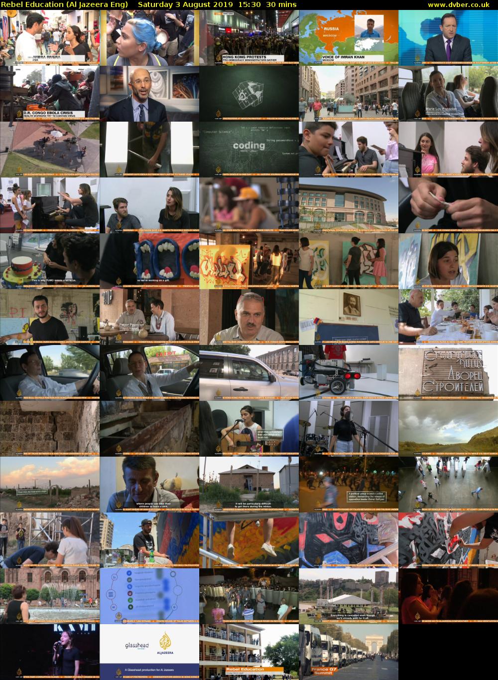 Rebel Education (Al Jazeera Eng) Saturday 3 August 2019 15:30 - 16:00