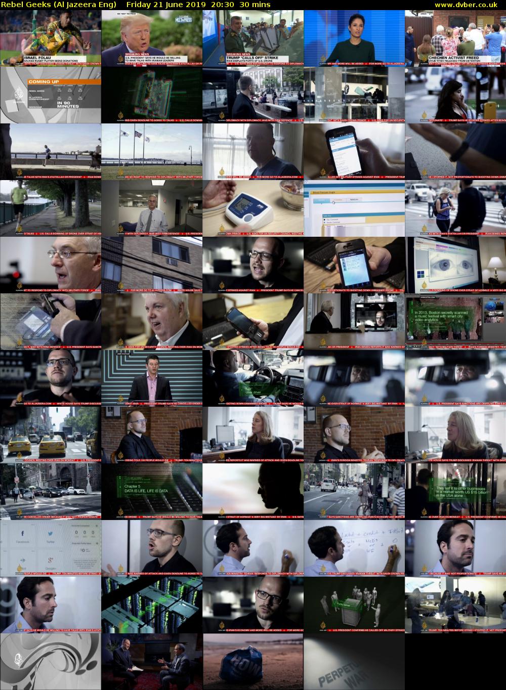 Rebel Geeks (Al Jazeera Eng) Friday 21 June 2019 20:30 - 21:00