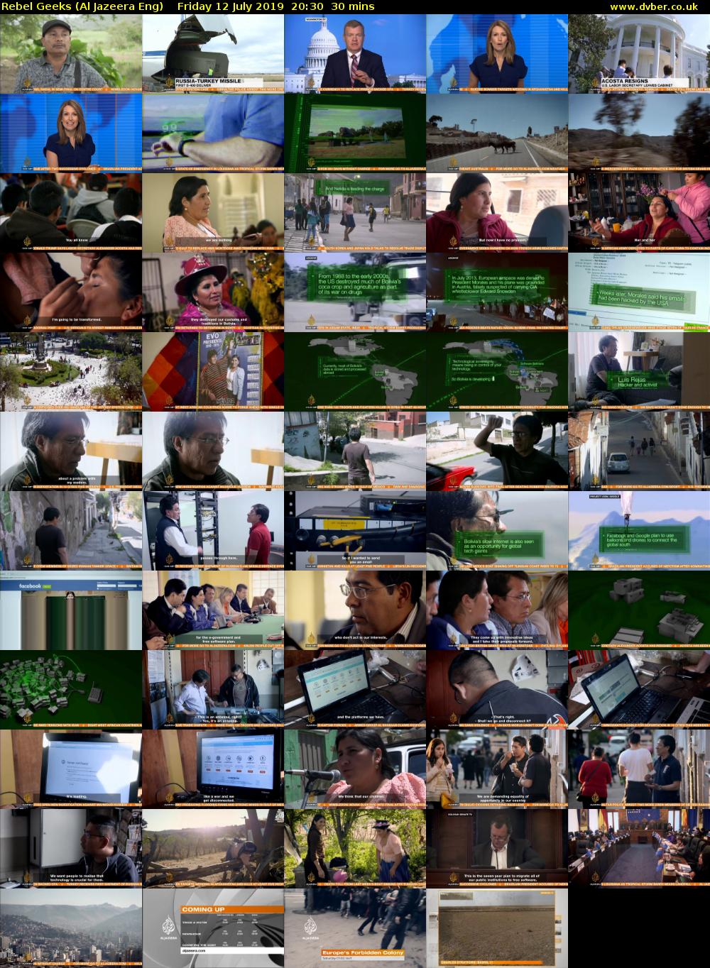 Rebel Geeks (Al Jazeera Eng) Friday 12 July 2019 20:30 - 21:00