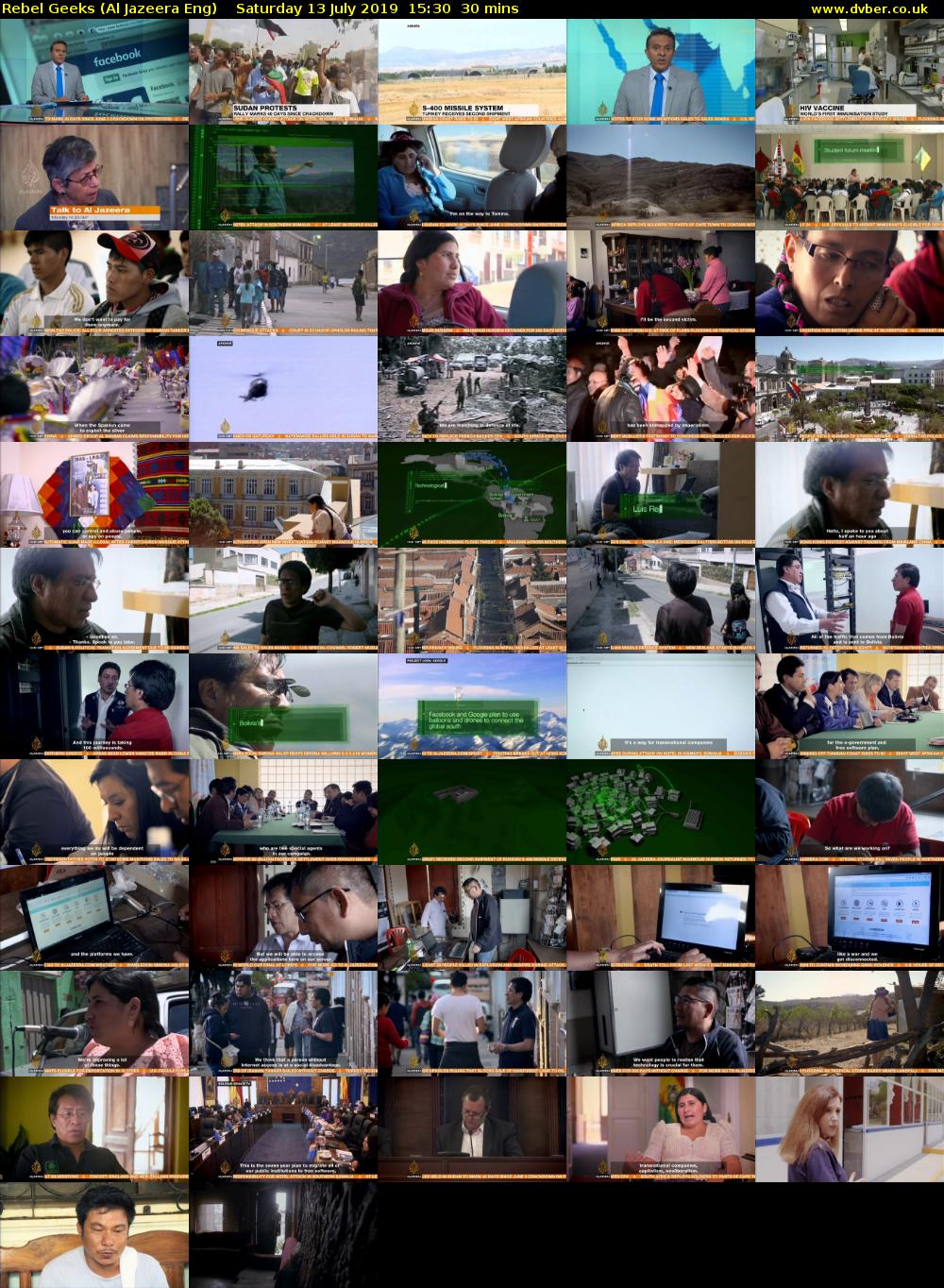 Rebel Geeks (Al Jazeera Eng) Saturday 13 July 2019 15:30 - 16:00