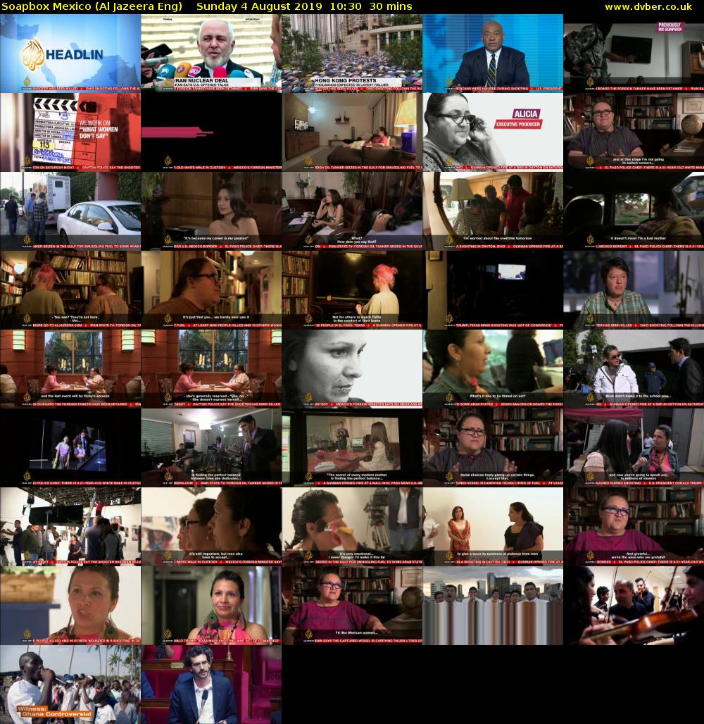 Soapbox Mexico (Al Jazeera Eng) Sunday 4 August 2019 10:30 - 11:00