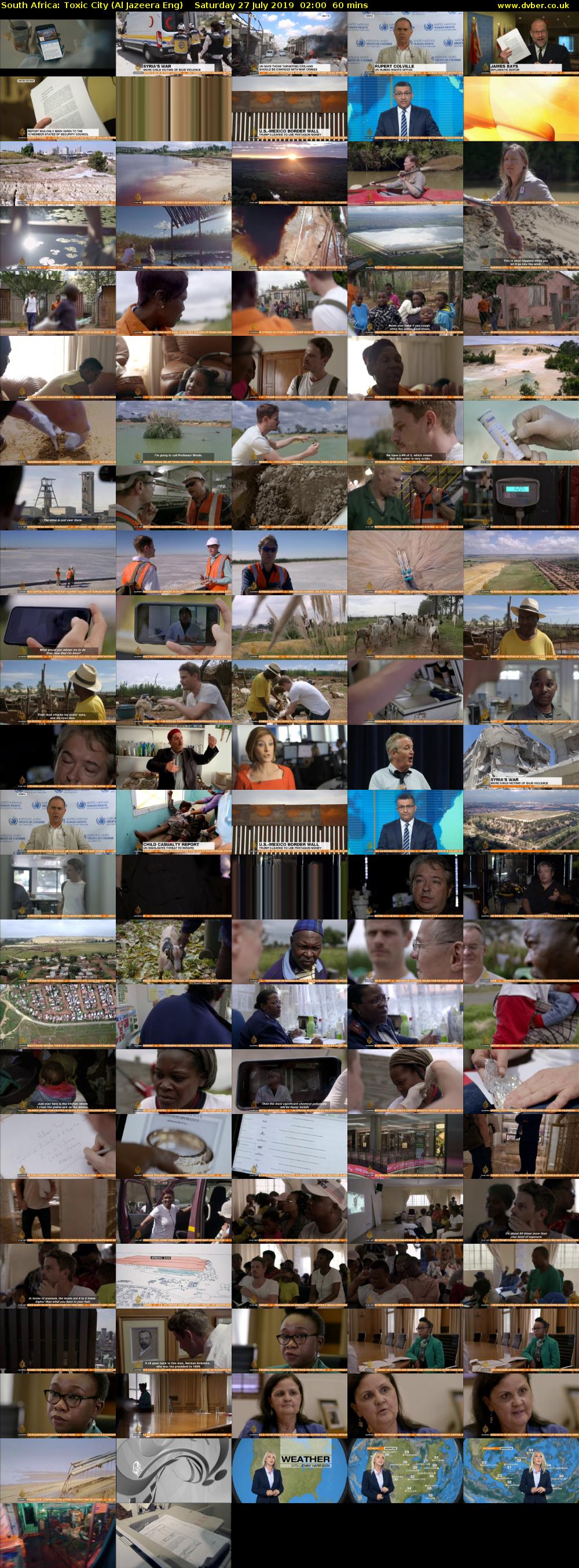 South Africa: Toxic City (Al Jazeera Eng) Saturday 27 July 2019 02:00 - 03:00