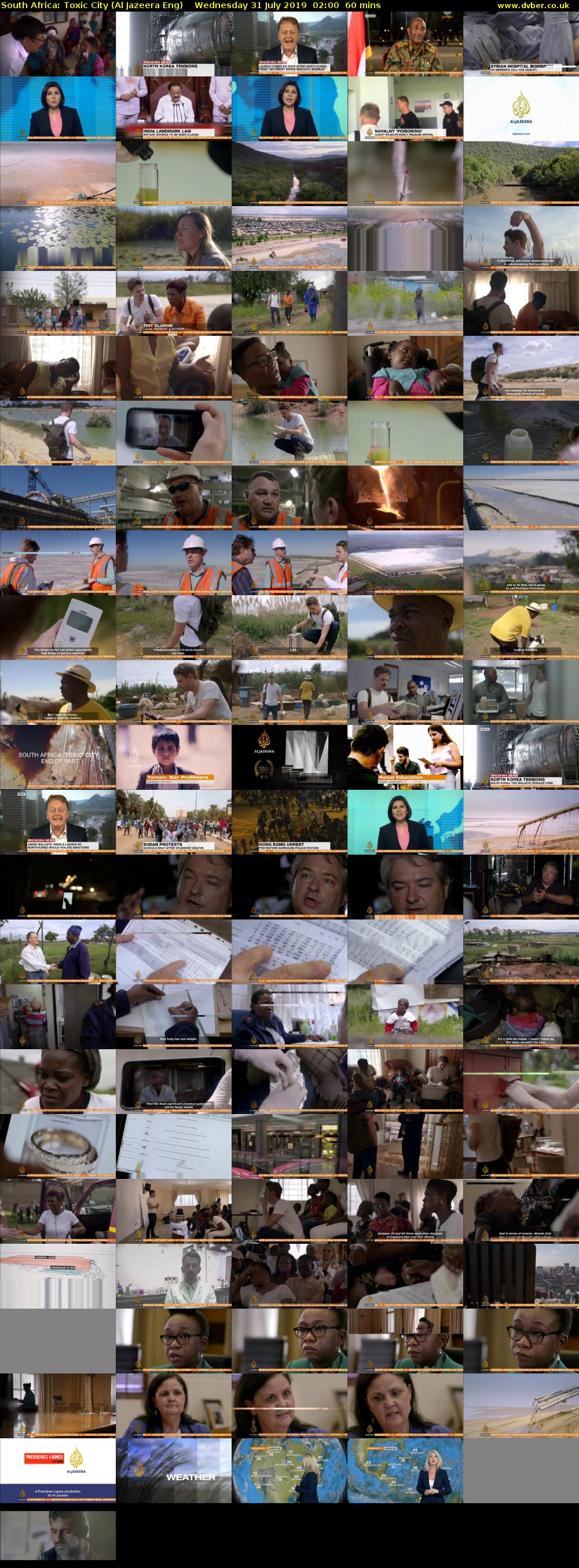 South Africa: Toxic City (Al Jazeera Eng) Wednesday 31 July 2019 02:00 - 03:00