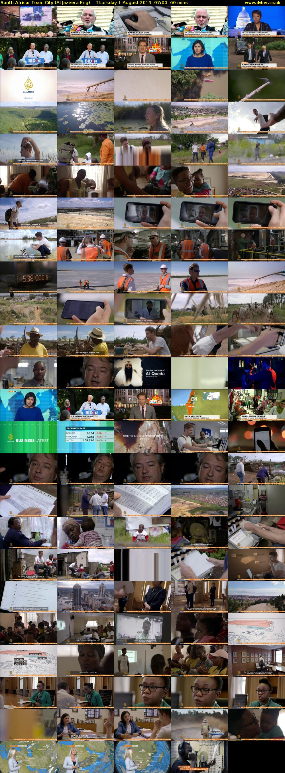 South Africa: Toxic City (Al Jazeera Eng) Thursday 1 August 2019 07:00 - 08:00