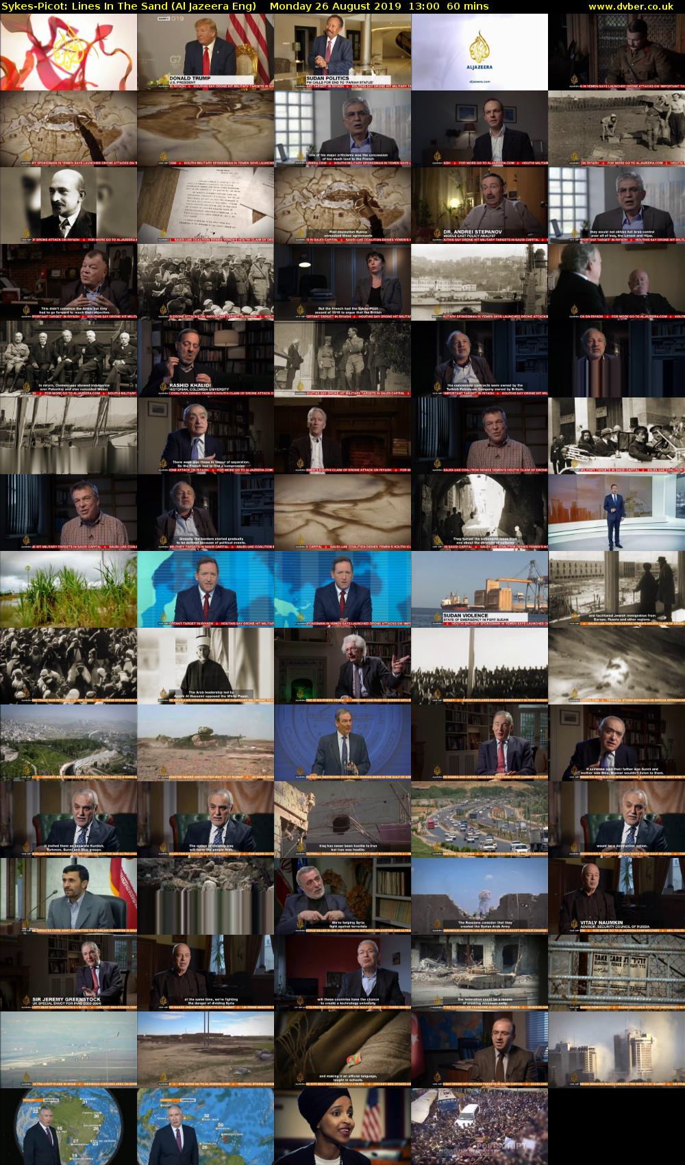Sykes-Picot: Lines In The Sand (Al Jazeera Eng) Monday 26 August 2019 13:00 - 14:00