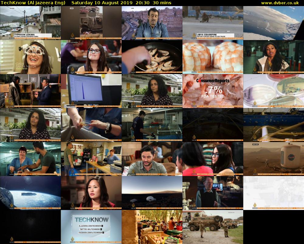 TechKnow (Al Jazeera Eng) Saturday 10 August 2019 20:30 - 21:00