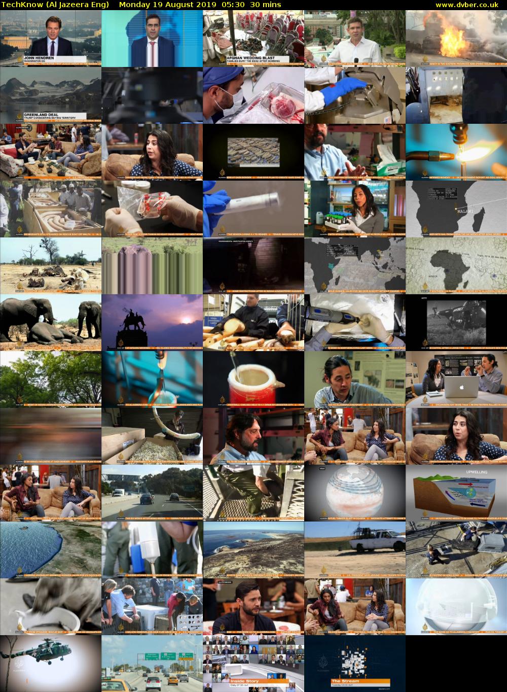TechKnow (Al Jazeera Eng) Monday 19 August 2019 05:30 - 06:00