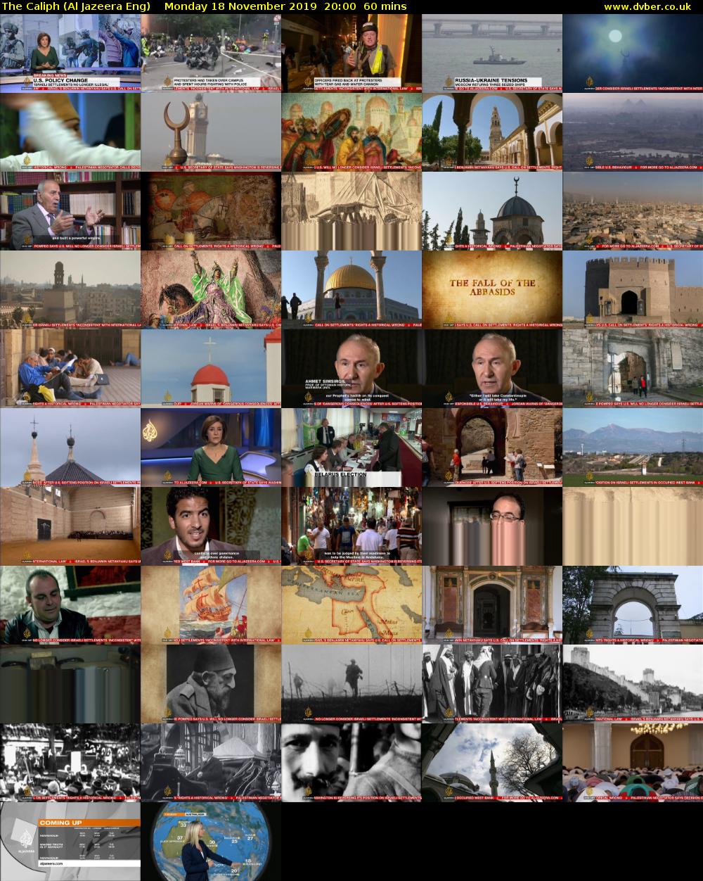 The Caliph (Al Jazeera Eng) Monday 18 November 2019 20:00 - 21:00