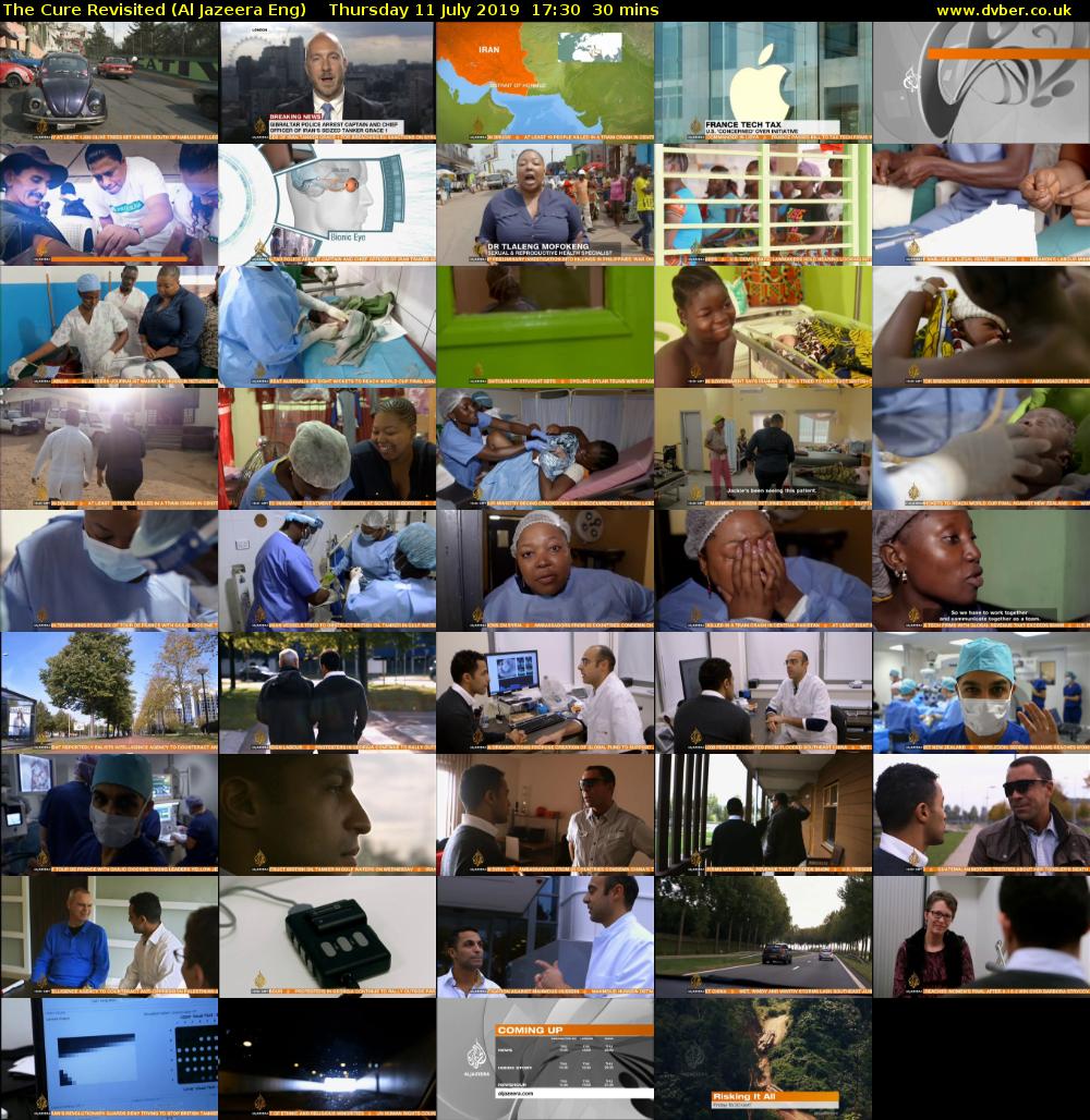 The Cure Revisited (Al Jazeera Eng) Thursday 11 July 2019 17:30 - 18:00