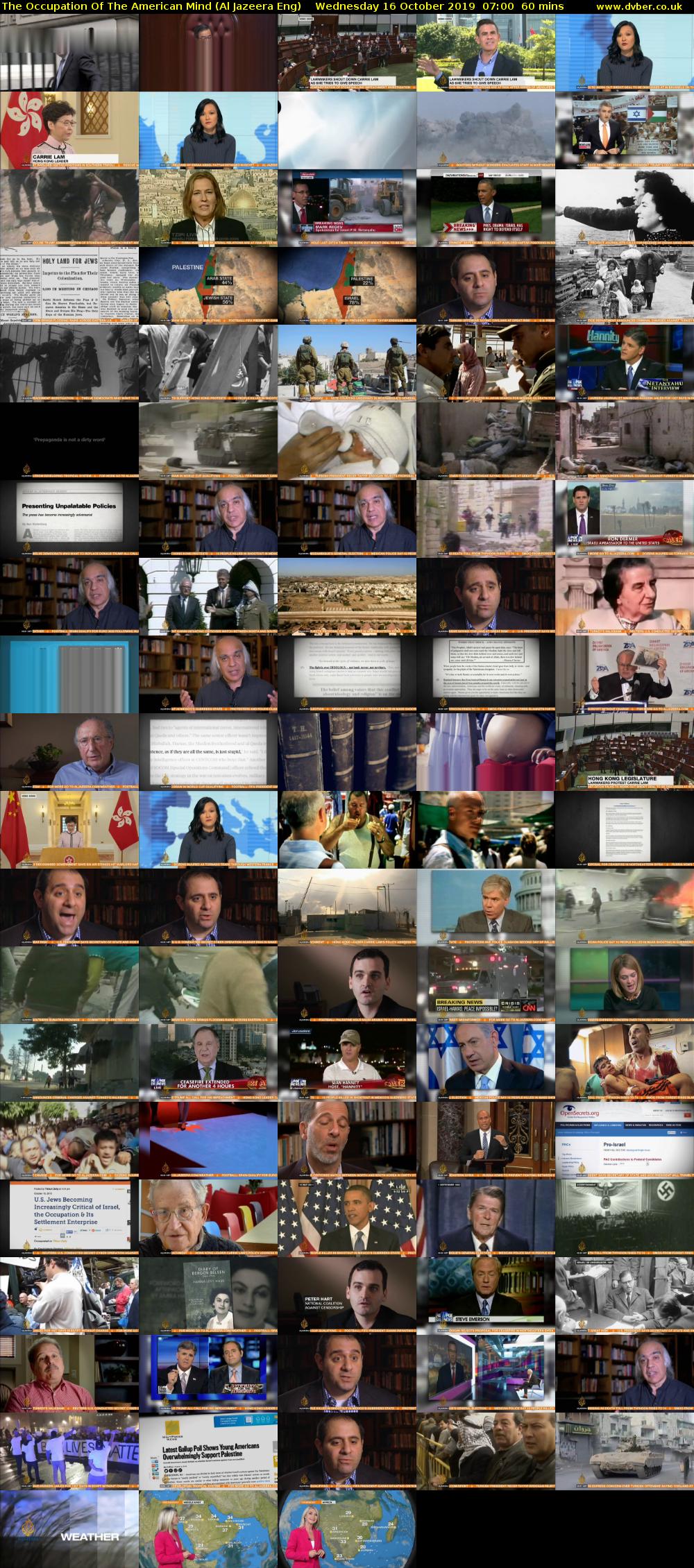 The Occupation Of The American Mind (Al Jazeera Eng) Wednesday 16 October 2019 07:00 - 08:00
