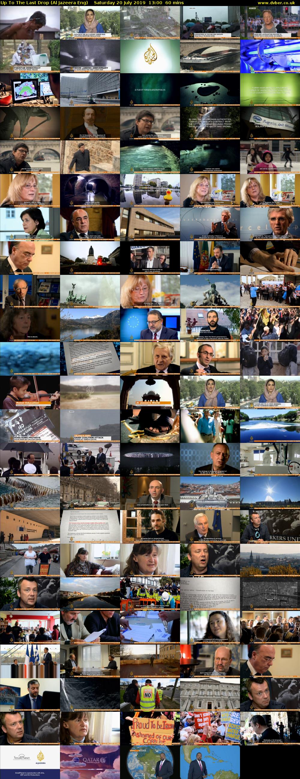 Up To The Last Drop (Al Jazeera Eng) Saturday 20 July 2019 13:00 - 14:00