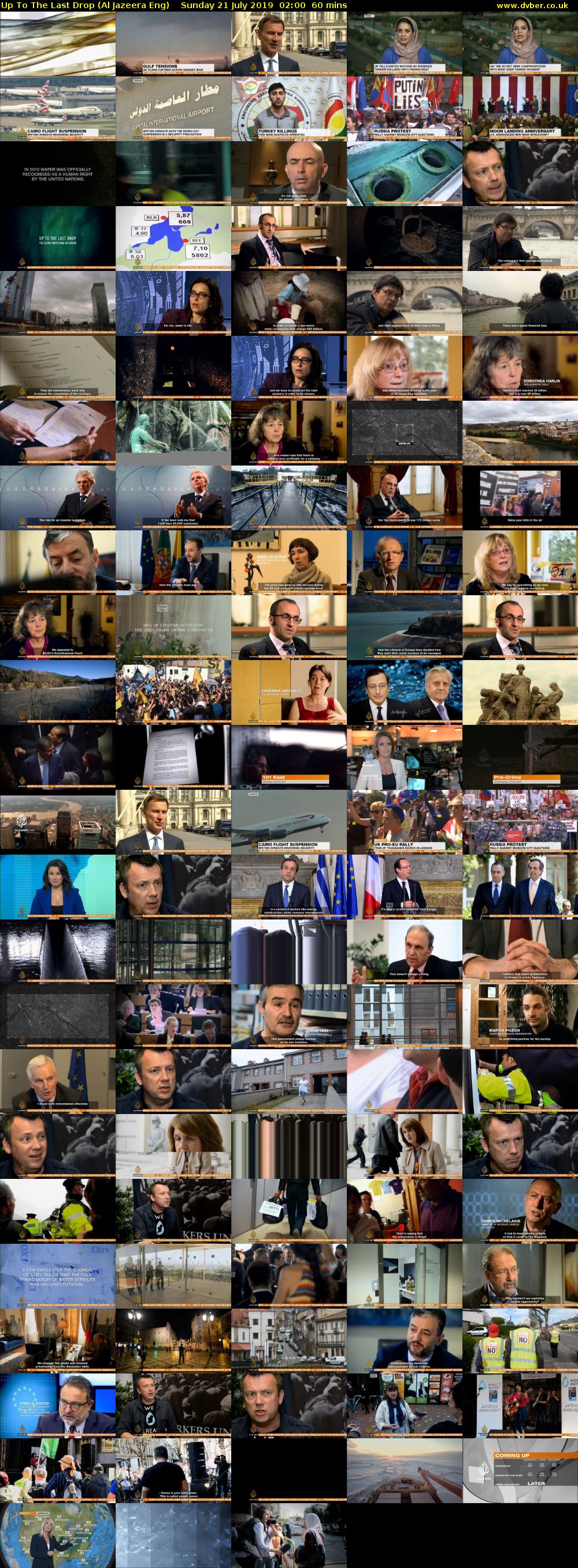 Up To The Last Drop (Al Jazeera Eng) Sunday 21 July 2019 02:00 - 03:00