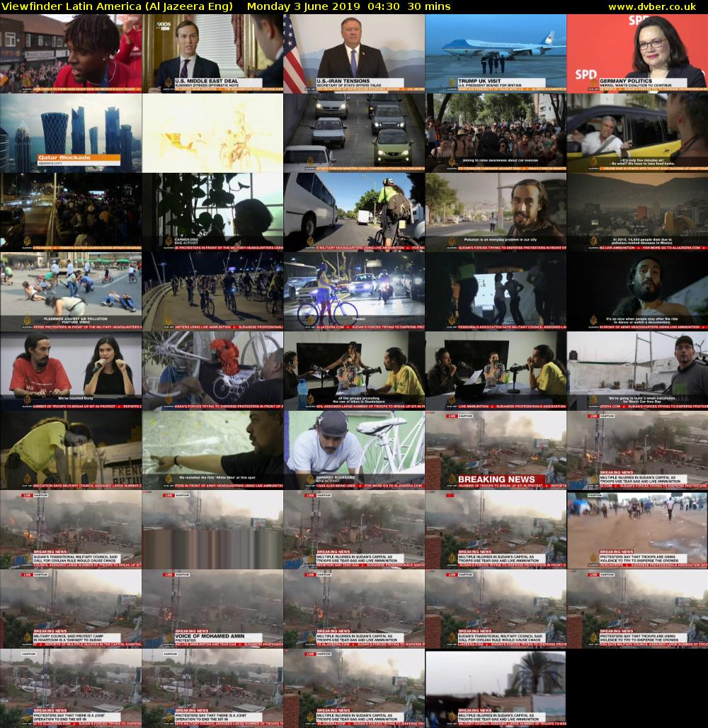 Viewfinder Latin America (Al Jazeera Eng) Monday 3 June 2019 04:30 - 05:00