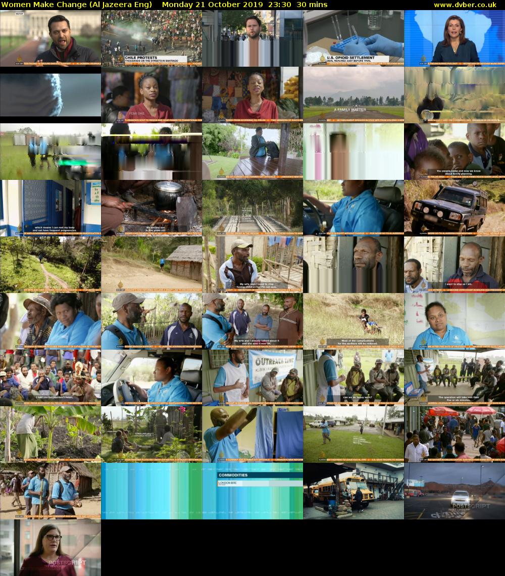 Women Make Change (Al Jazeera Eng) Monday 21 October 2019 23:30 - 00:00