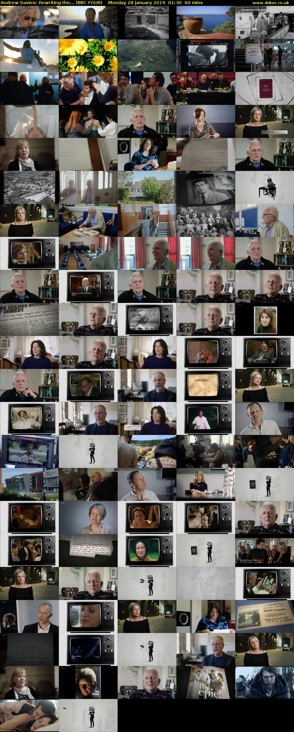 Andrew Davies: Rewriting the... (BBC FOUR) Monday 28 January 2019 01:30 - 02:30