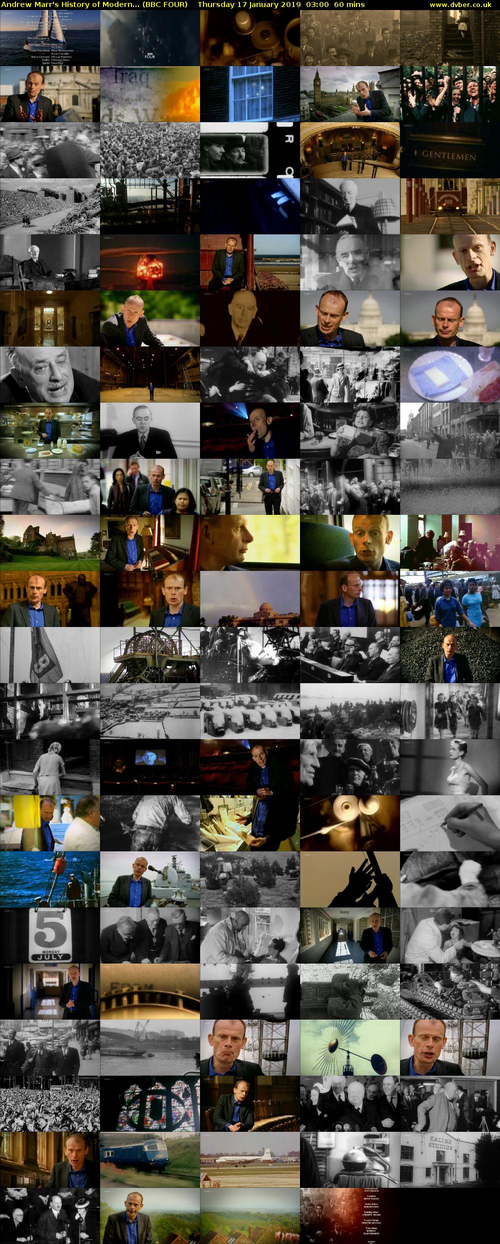 Andrew Marr's History of Modern... (BBC FOUR) Thursday 17 January 2019 03:00 - 04:00