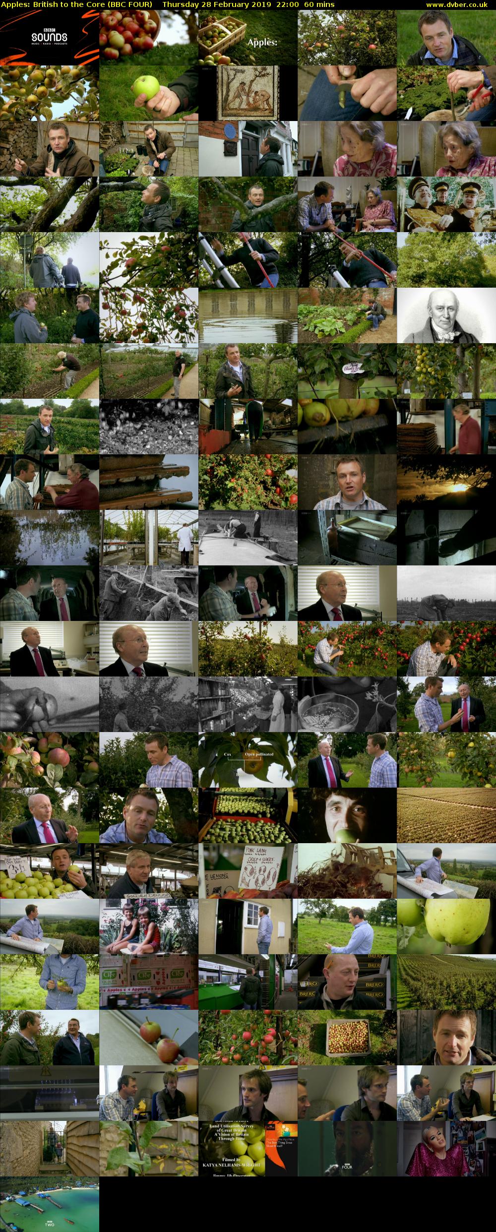 Apples: British to the Core (BBC FOUR) Thursday 28 February 2019 22:00 - 23:00