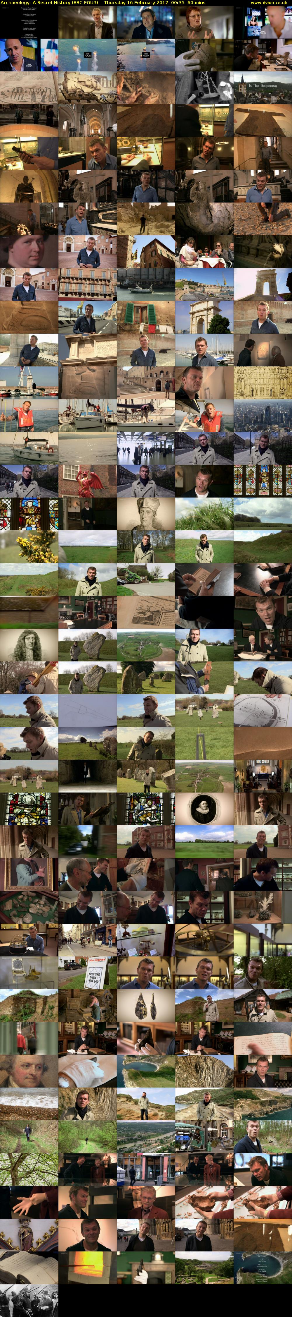 Archaeology: A Secret History (BBC FOUR) Thursday 16 February 2017 00:35 - 01:35