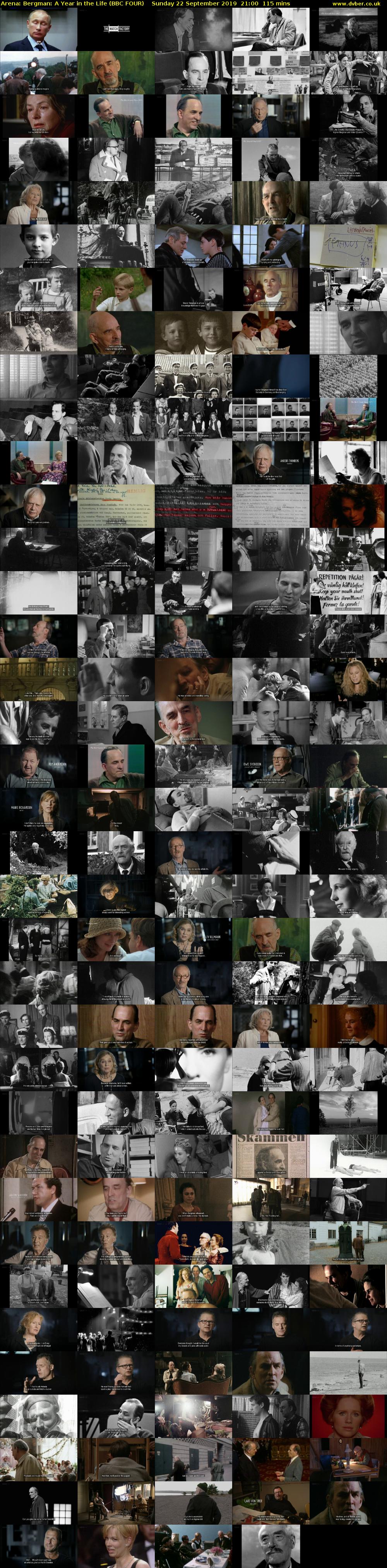 Arena: Bergman: A Year in the Life (BBC FOUR) Sunday 22 September 2019 21:00 - 22:55