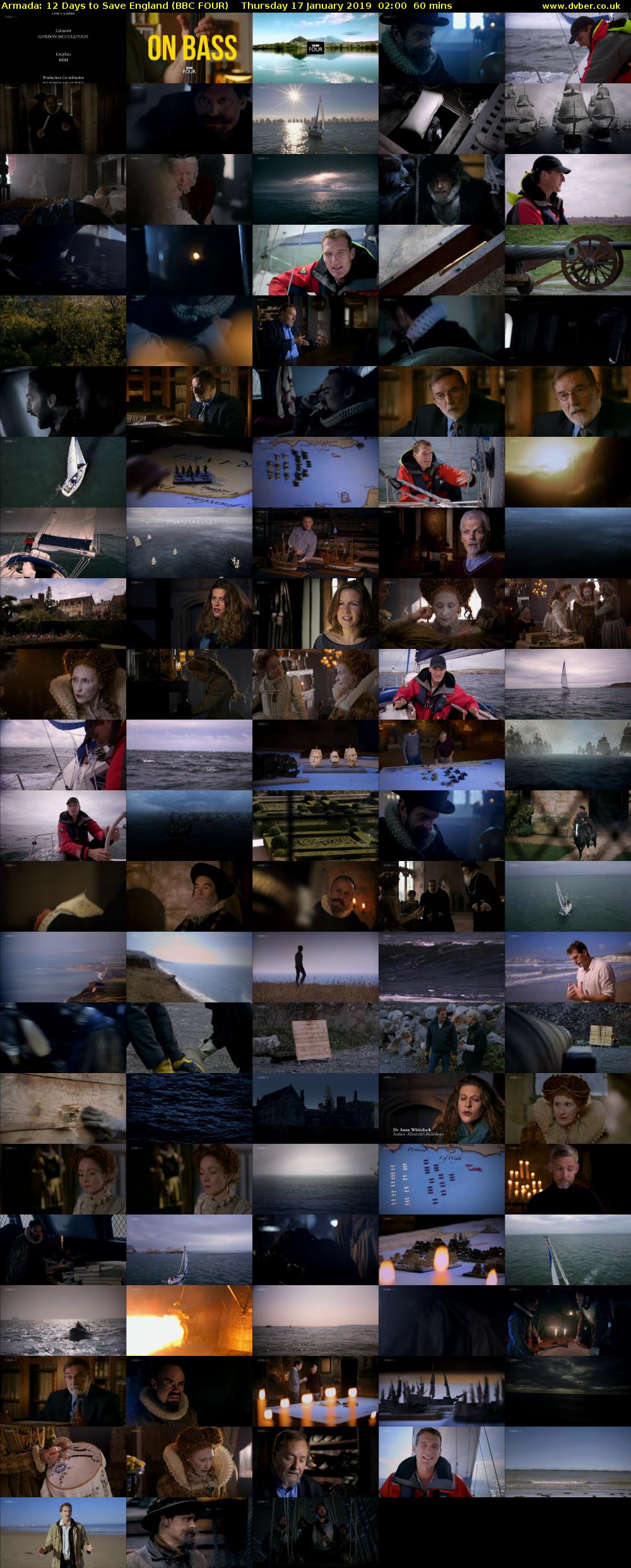 Armada: 12 Days to Save England (BBC FOUR) Thursday 17 January 2019 02:00 - 03:00