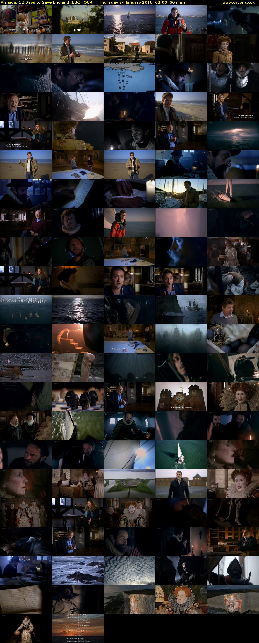 Armada: 12 Days to Save England (BBC FOUR) Thursday 24 January 2019 02:00 - 03:00