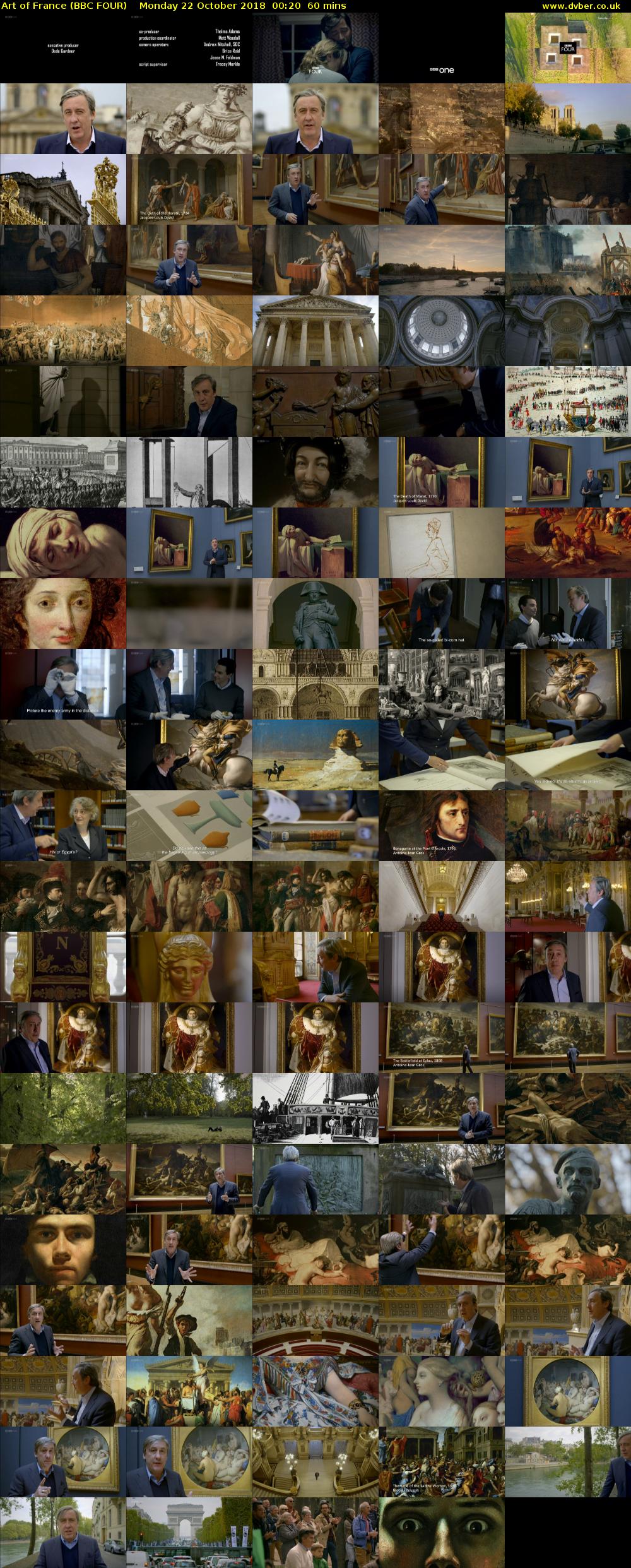 Art of France (BBC FOUR) Monday 22 October 2018 00:20 - 01:20