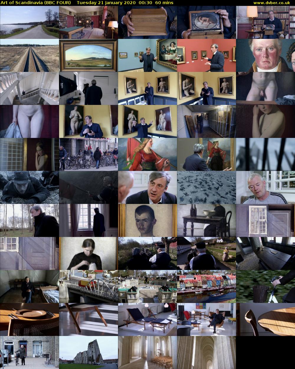 Art of Scandinavia (BBC FOUR) Tuesday 21 January 2020 00:30 - 01:30