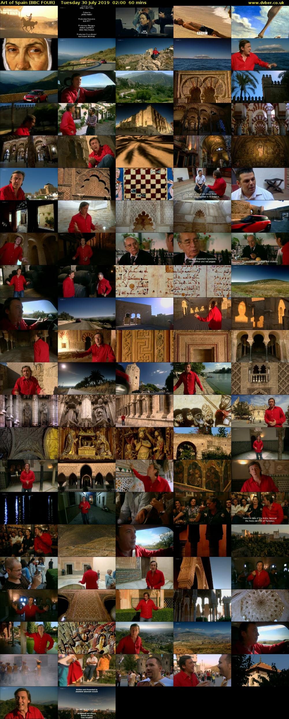Art of Spain (BBC FOUR) Tuesday 30 July 2019 02:00 - 03:00
