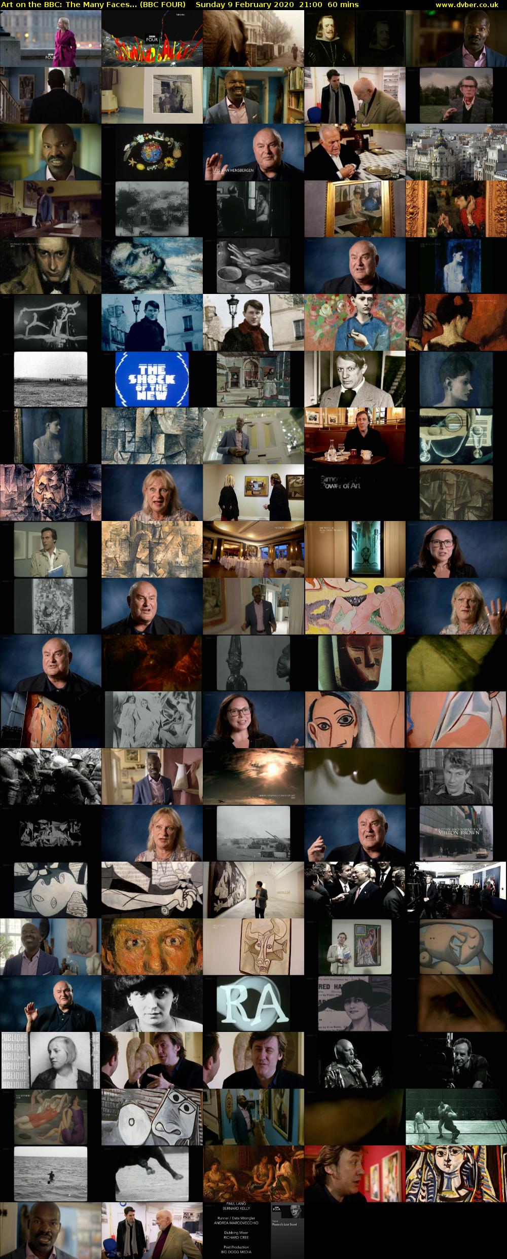 Art on the BBC: The Many Faces... (BBC FOUR) Sunday 9 February 2020 21:00 - 22:00