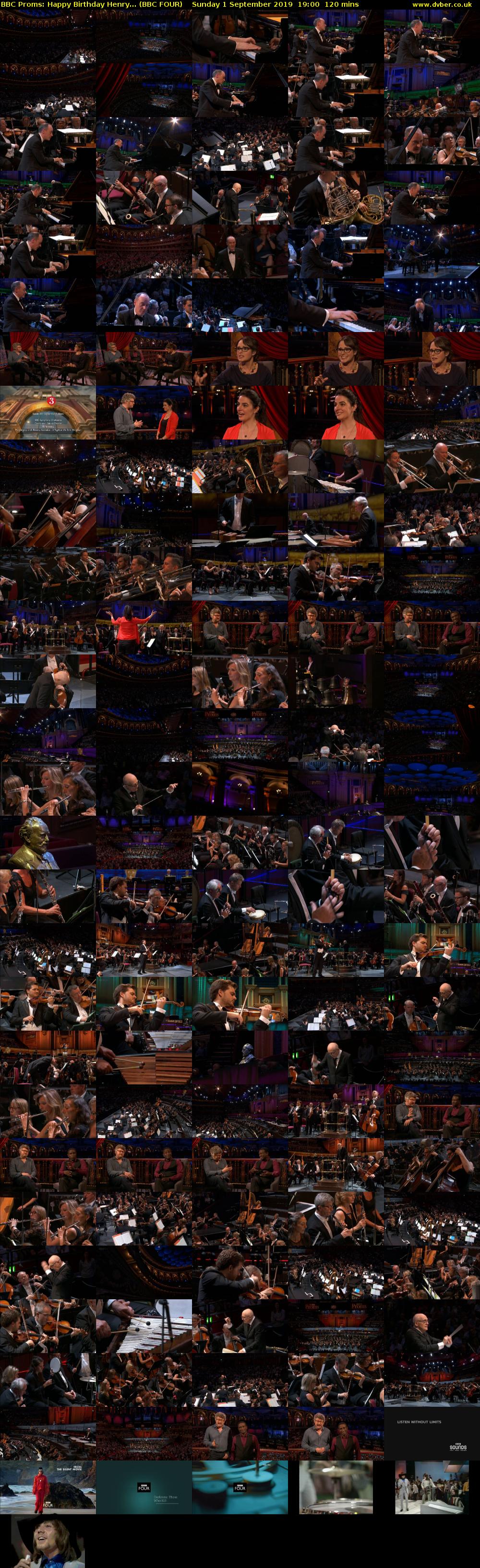 BBC Proms: Happy Birthday Henry... (BBC FOUR) Sunday 1 September 2019 19:00 - 21:00