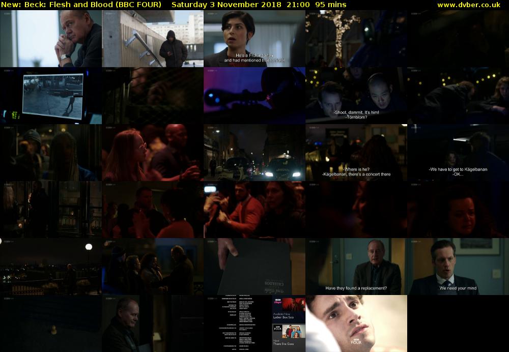 Beck: Flesh and Blood (BBC FOUR) Saturday 3 November 2018 21:00 - 22:35