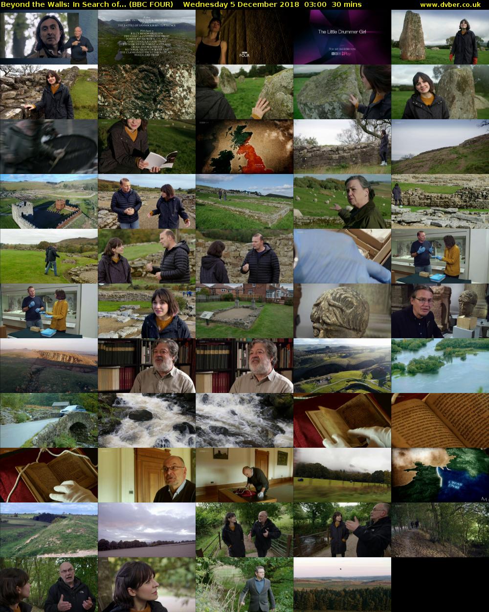 Beyond the Walls: In Search of... (BBC FOUR) Wednesday 5 December 2018 03:00 - 03:30