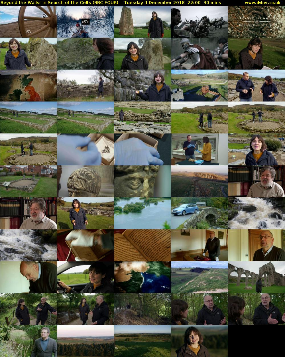 Beyond the Walls: In Search of the Celts (BBC FOUR) Tuesday 4 December 2018 22:00 - 22:30