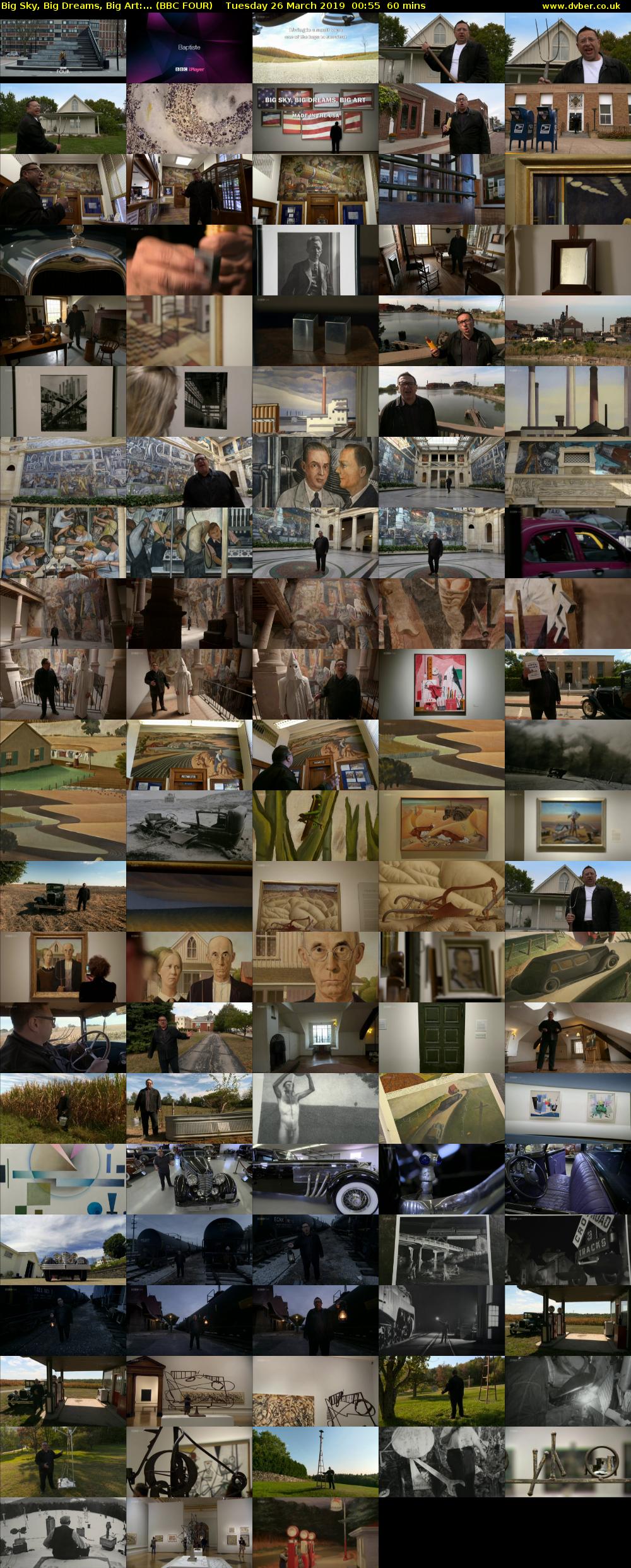Big Sky, Big Dreams, Big Art:... (BBC FOUR) Tuesday 26 March 2019 00:55 - 01:55