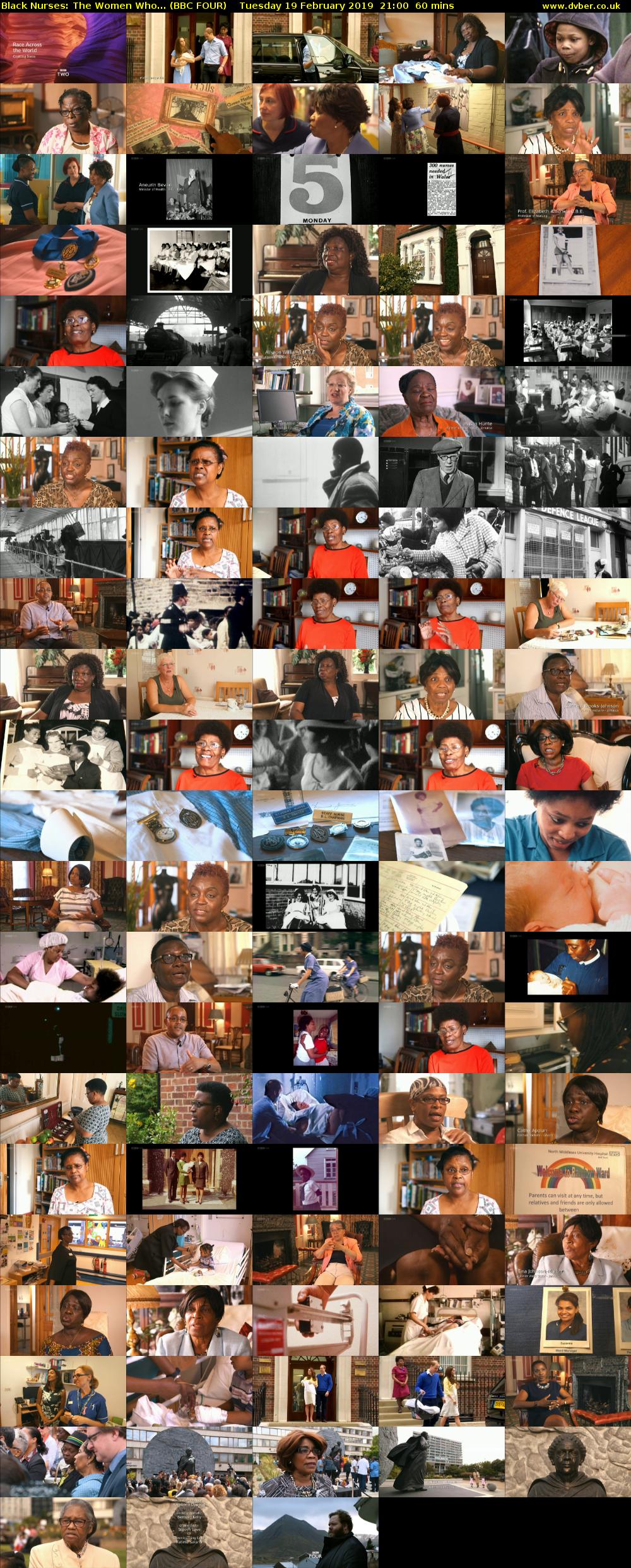 Black Nurses: The Women Who... (BBC FOUR) Tuesday 19 February 2019 21:00 - 22:00