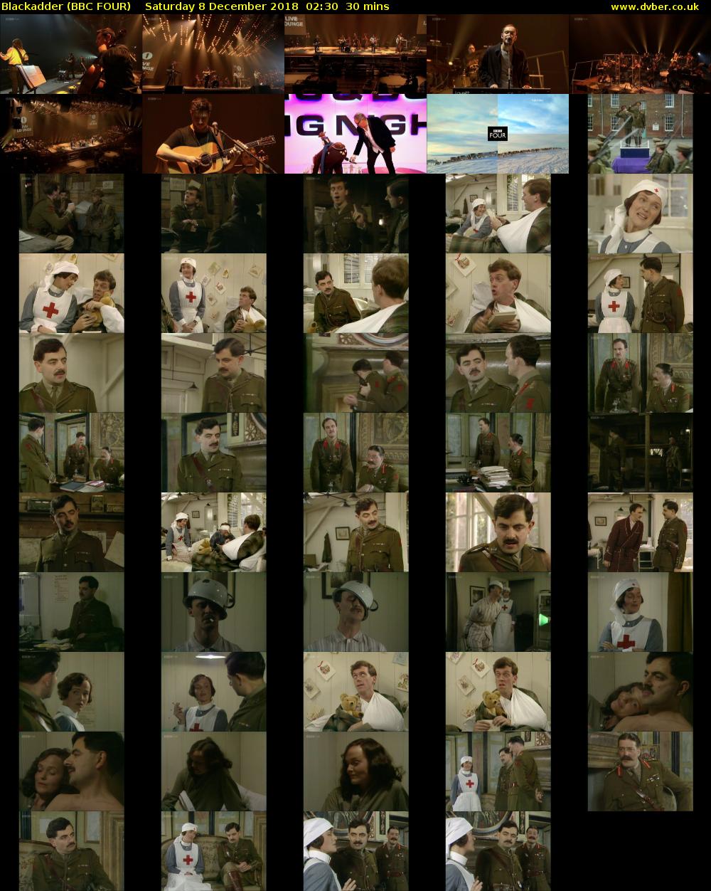 Blackadder (BBC FOUR) Saturday 8 December 2018 02:30 - 03:00