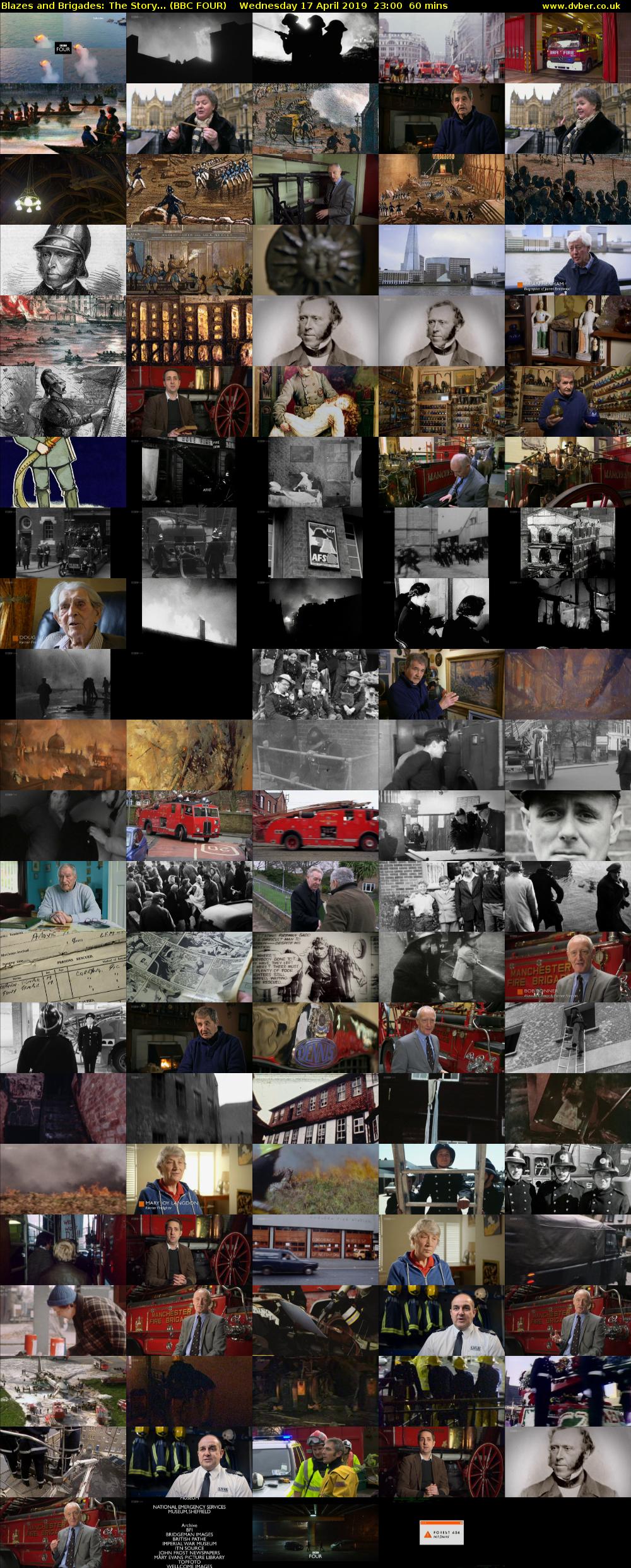 Blazes and Brigades: The Story... (BBC FOUR) Wednesday 17 April 2019 23:00 - 00:00