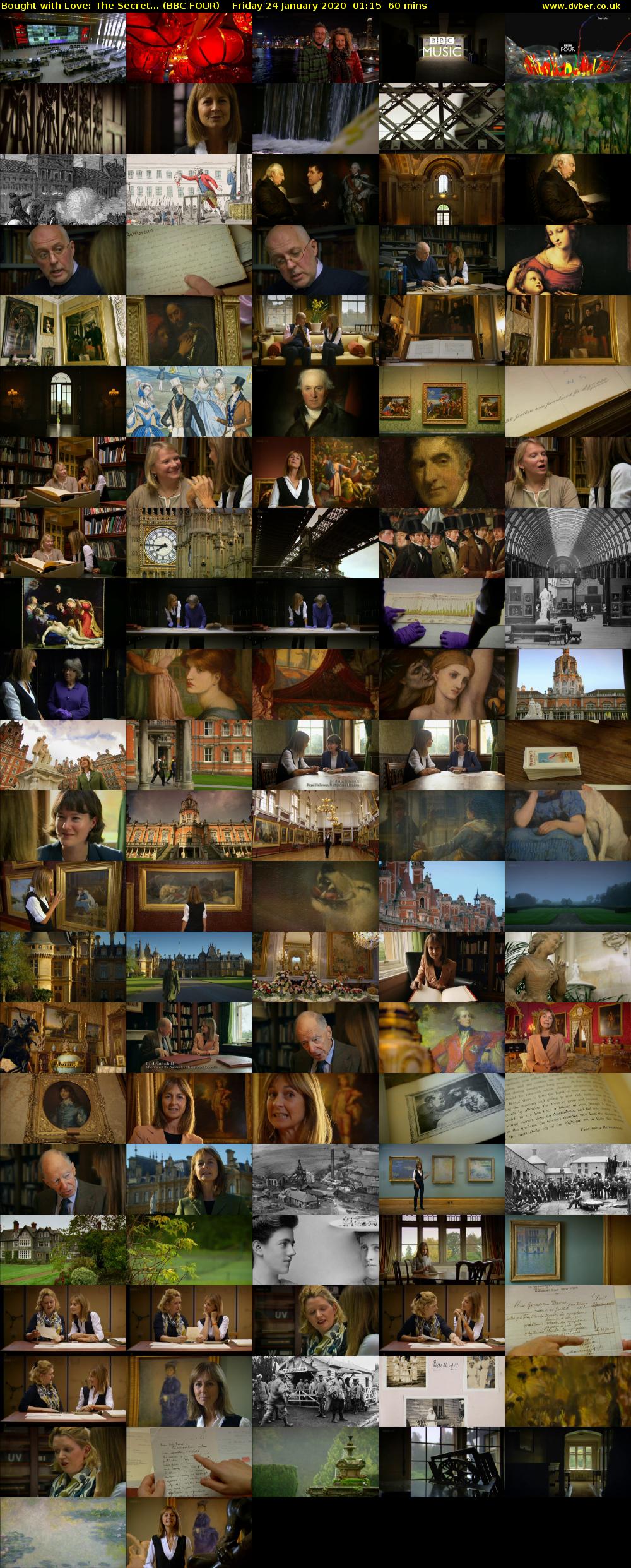 Bought with Love: The Secret... (BBC FOUR) Friday 24 January 2020 01:15 - 02:15