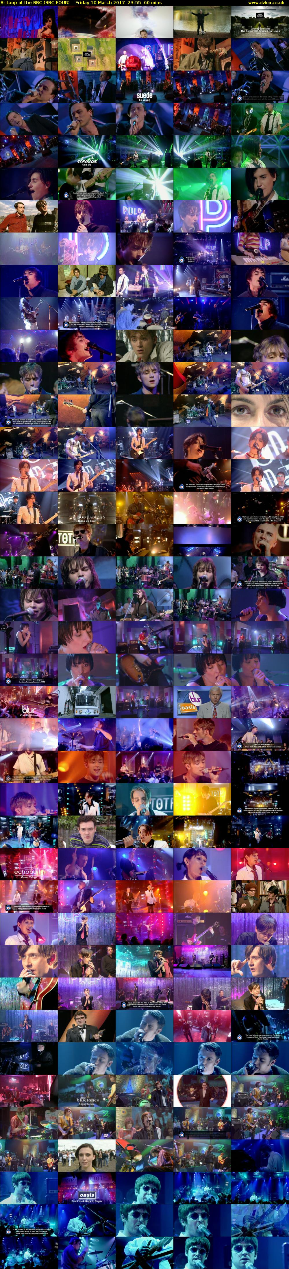 Britpop at the BBC (BBC FOUR) Friday 10 March 2017 23:55 - 00:55